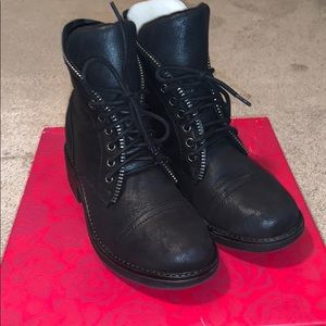 Black Combat Boot